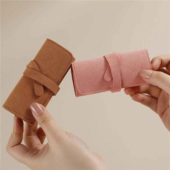 Travel Jewellery Box – Foldable Storage Roll Organiser