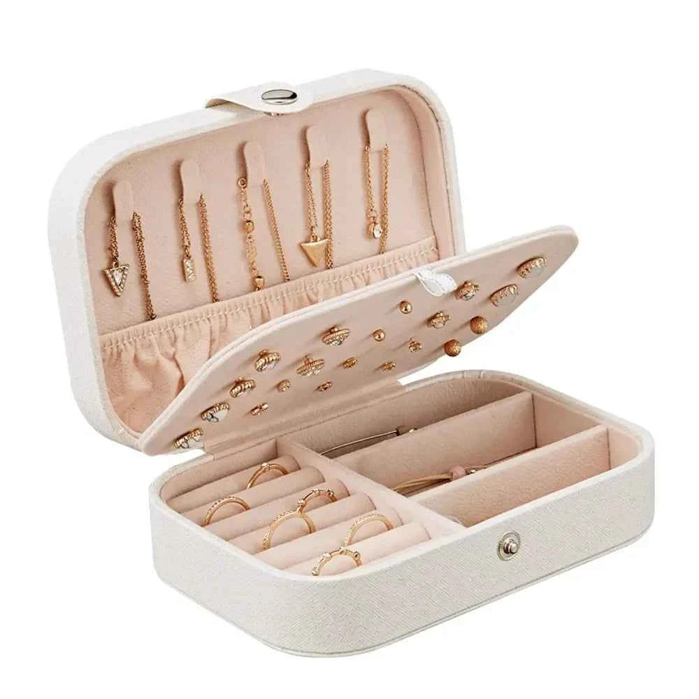 Portable Jewellery Box Organiser – Travel Storage Case