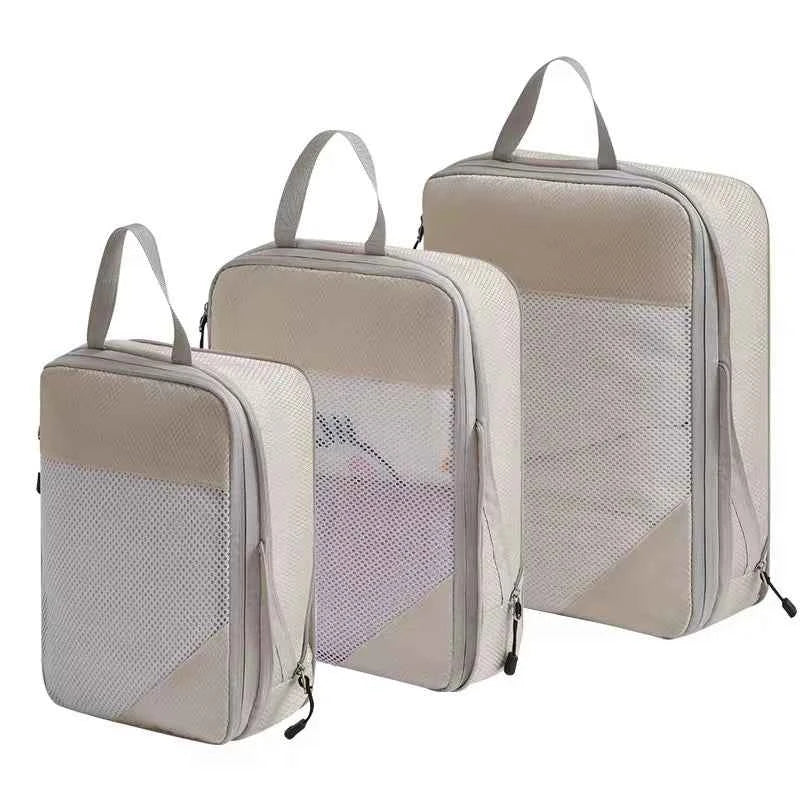 Compression Packing Cubes – Travel Organiser Set (3-5‑Piece)