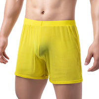 Men’s Summer Bathrobe – Lightweight Hooded Mesh