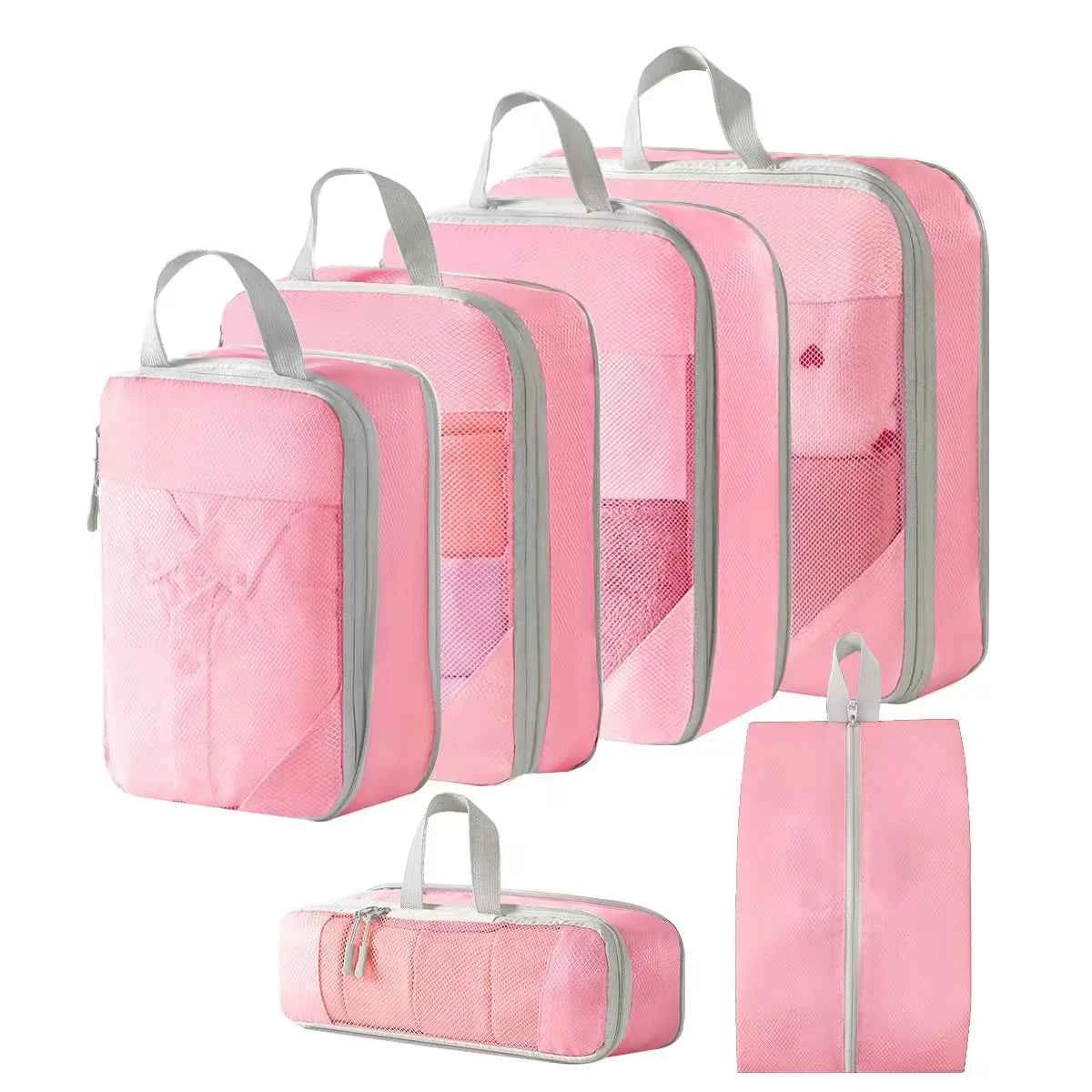 Compression Packing Cubes – Travel Organiser Set (3-5‑Piece)