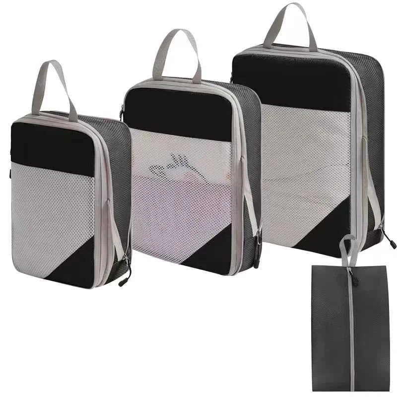 Compression Packing Cubes – Travel Organiser Set (3-5‑Piece)