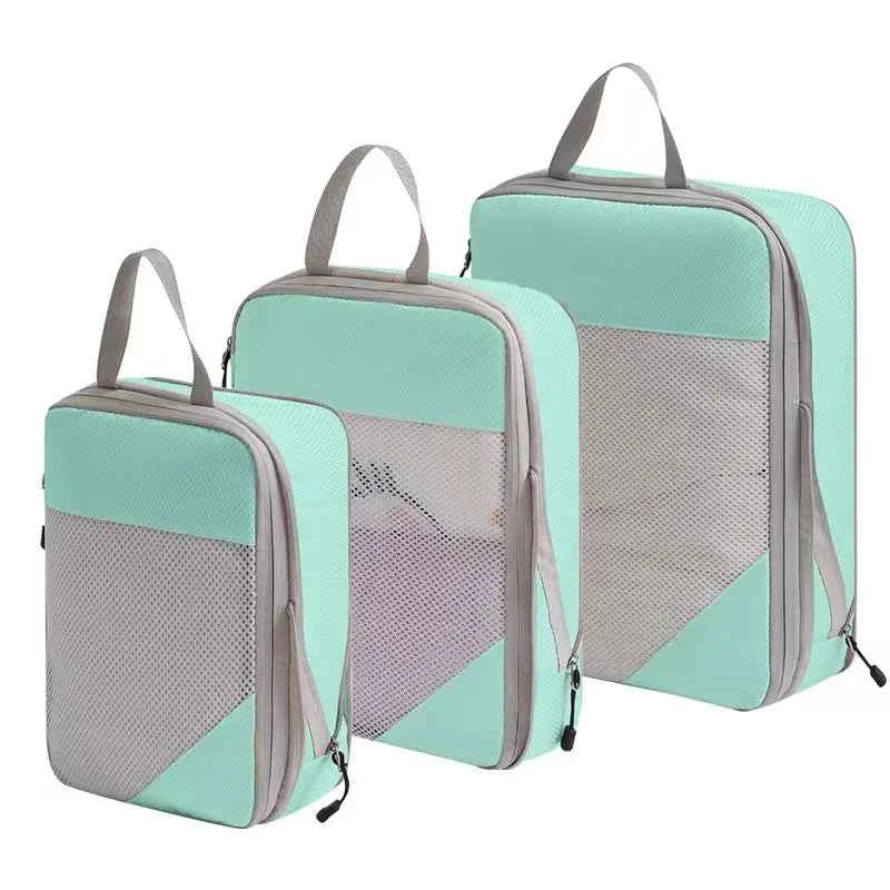 Compression Packing Cubes – Travel Organiser Set (3-5‑Piece)