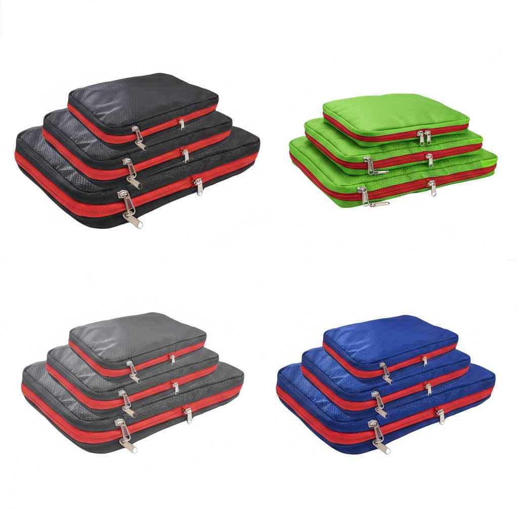 Travel Compression Storage Bags – Waterproof Nylon Packing Organisers