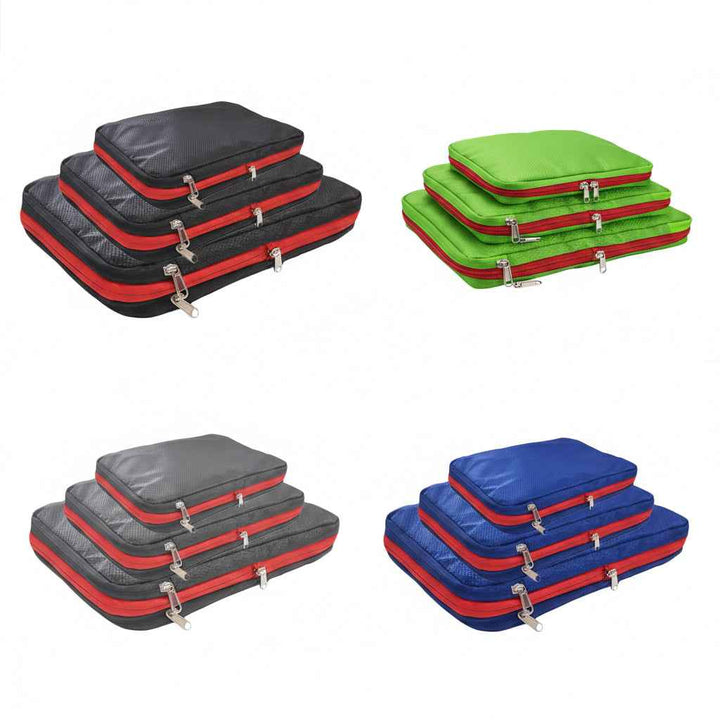 Travel Compression Storage Bags – Waterproof Nylon Packing Organisers