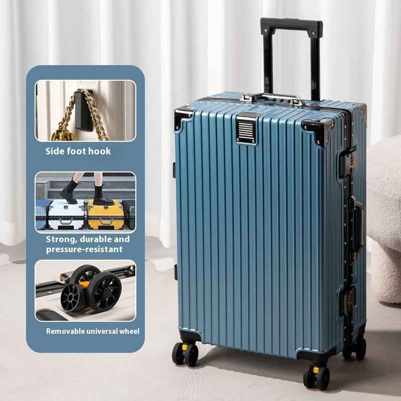 Aluminium Frame Suitcase – Large‑Capacity Hard‑Shell Luggage
