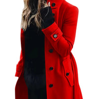 Women’s Longline Cardigan Coat – Casual Slim‑Fit Polyester Outerwear