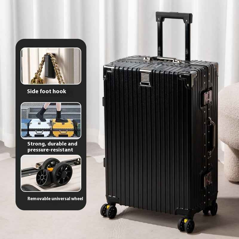 Aluminium Frame Suitcase – Large‑Capacity Hard‑Shell Luggage