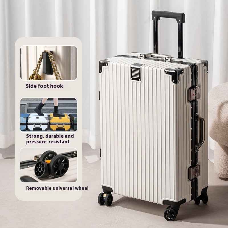 Aluminium Frame Suitcase – Large‑Capacity Hard‑Shell Luggage