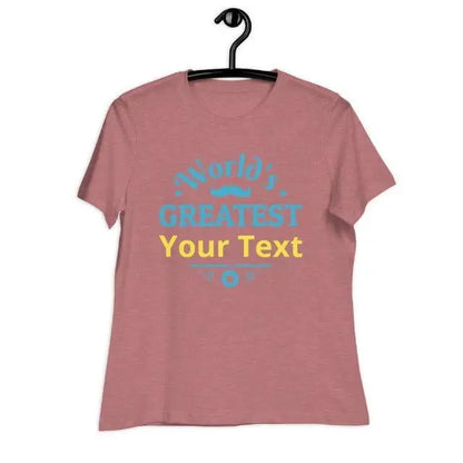 Customisable Women's Relaxed T-Shirt - Lifestyle Travel Trading - 