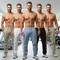 Men's Cotton Linen Drawstring Sport Pants | Breathable Comfort