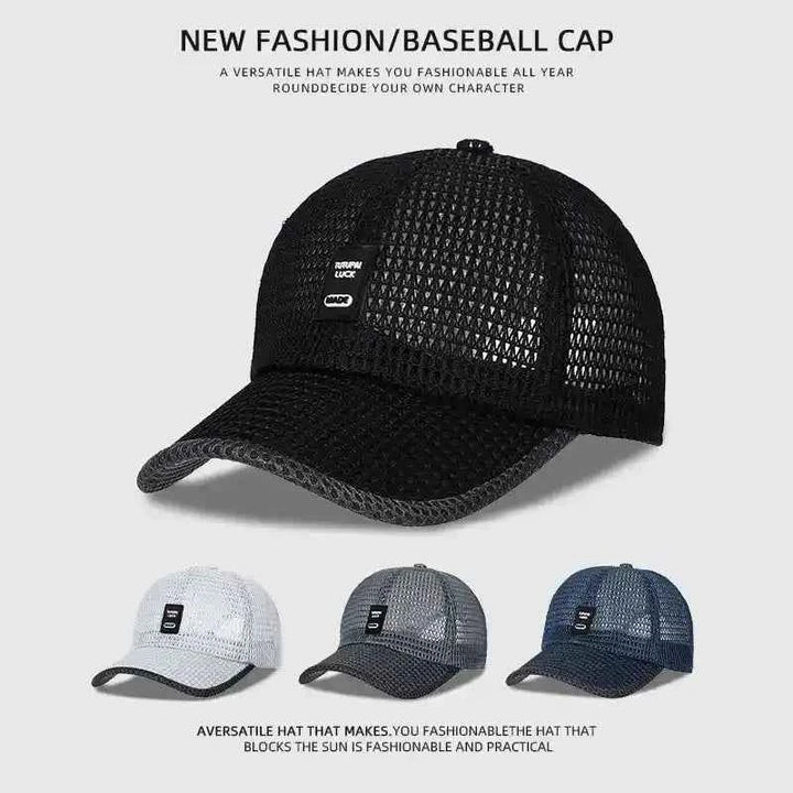 Mesh Baseball Caps | Breathable Snapback Trucker Hats