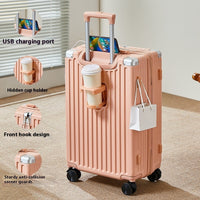 Multifunctional Zipper Suitcase – Combination Lock Travel Luggage (20″ / 24″ / 26″)