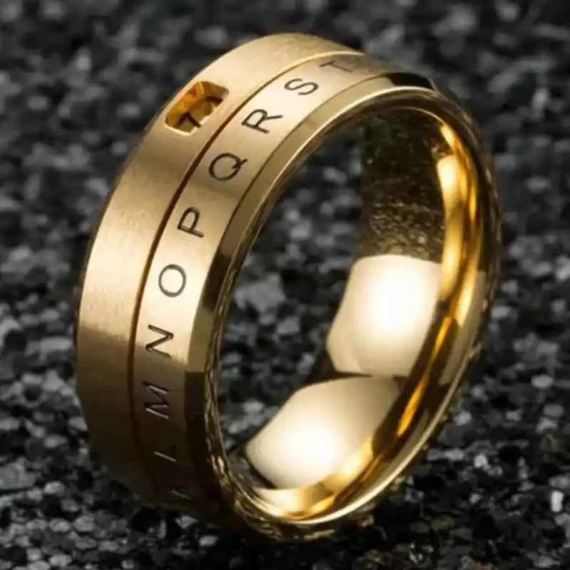 Technological Gadgets Gear Time Fidgit Spinner Man Emo Robot Knuckles For Men Fight Thumb Ring Stainless Steel Charm Jewelry - Lifestyle Travel Trading
