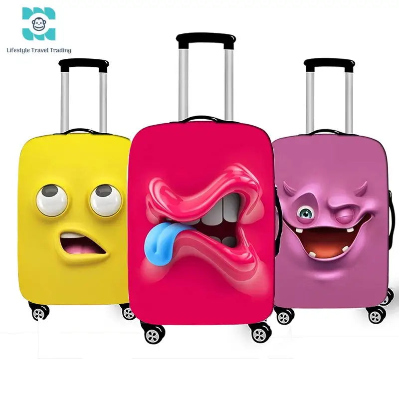 Funny Expression Luggage Covers - Lifestyle Travel Trading - 