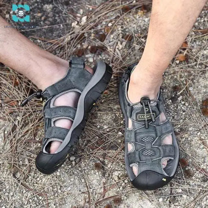 Genuine Leather Men's Summer Sandals - Lifestyle Travel Trading - 