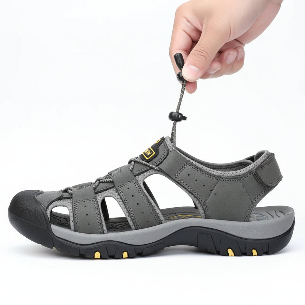 Comfy Leather Summer Sandals for Travel Lifestyle Adventures