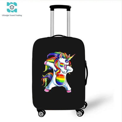 LGBT Pride Rainbow Print Luggage Cover - Lifestyle Travel Trading - 