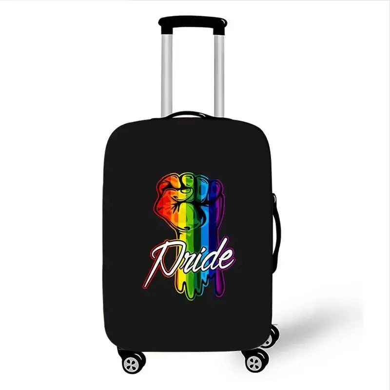 LGBT Pride Rainbow Print Luggage Cover - Lifestyle Travel Trading - 