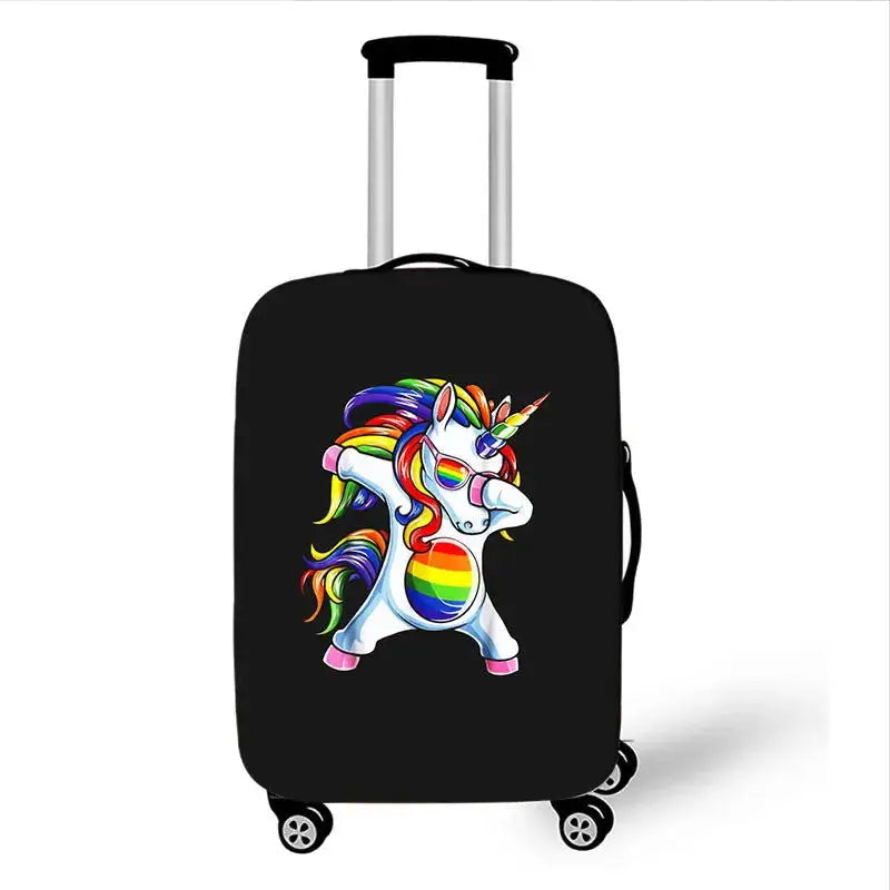 LGBT Pride Rainbow Print Luggage Cover - Lifestyle Travel Trading - 