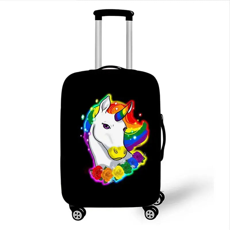 LGBT Pride Rainbow Print Luggage Cover - Lifestyle Travel Trading - 