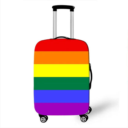 LGBT Pride Rainbow Print Luggage Cover - Lifestyle Travel Trading - 