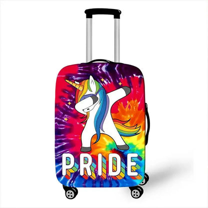 LGBT Pride Rainbow Print Luggage Cover - Lifestyle Travel Trading - 