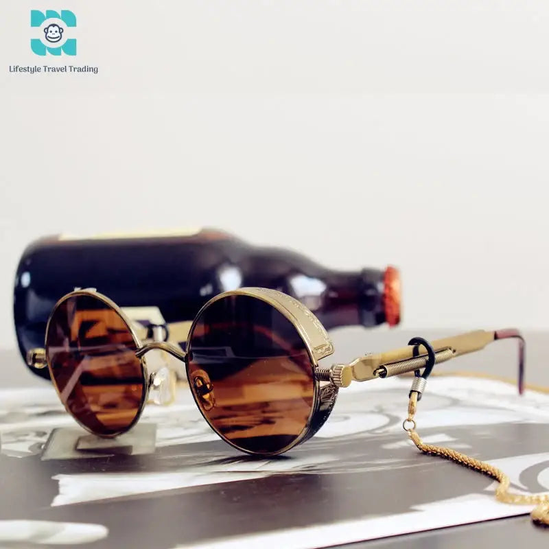 Luxury Designer Gothic Steampunk Sunglasses - Lifestyle Travel Trading - Sunglasses