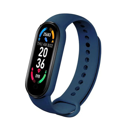 M6 Smart Watch Men Women Fitness Smart Bracelet Sports Band Heart Rate Blood Pressure Monitor Waterproof Multi-function Watches - Lifestyle Travel Trading