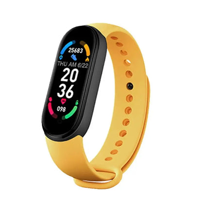 M6 Smart Watch Men Women Fitness Smart Bracelet Sports Band Heart Rate Blood Pressure Monitor Waterproof Multi-function Watches - Lifestyle Travel Trading