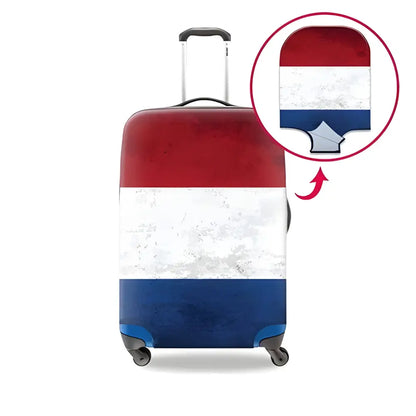 Multi Flag Printed Elastic Polyester Travel Luggage Cover - Lifestyle Travel Trading - 