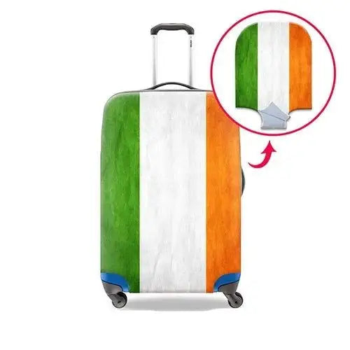 Multi Flag Printed Elastic Polyester Travel Luggage Cover - Lifestyle Travel Trading - 