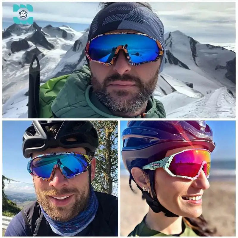 Polarized Cycling Sunglasses - UV Protection, Lightweight, Durable - Lifestyle Travel Trading - 