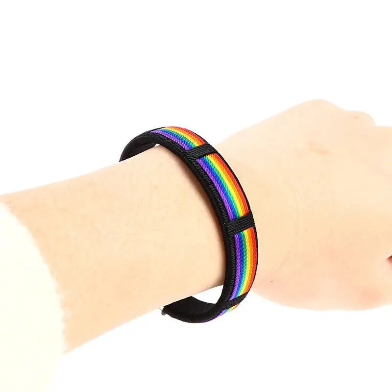 Pride Rainbow LGBT Gay Bracelets for Women Men Lesbian Gay Bisexual Transgender Open Cuff Wristband Bracelets Bangles Jewelry - Lifestyle Travel Trading