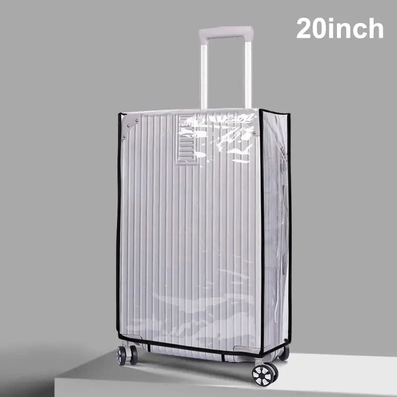 PVC Suitcase Protector Cover Transparent Luggage Protector Rolling Luggage Cover - Lifestyle Travel Trading - 