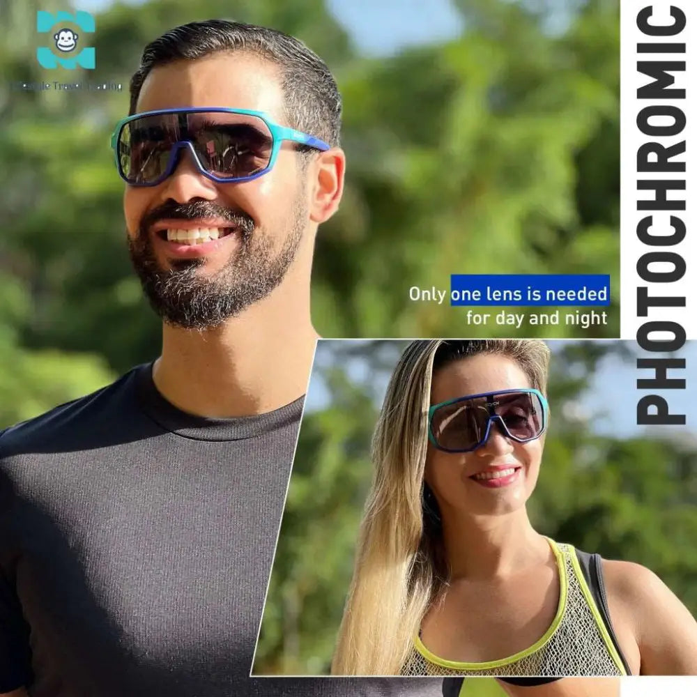 SCVCN UV400 Photochromic Cycling Glasses - Lifestyle Travel Trading - 