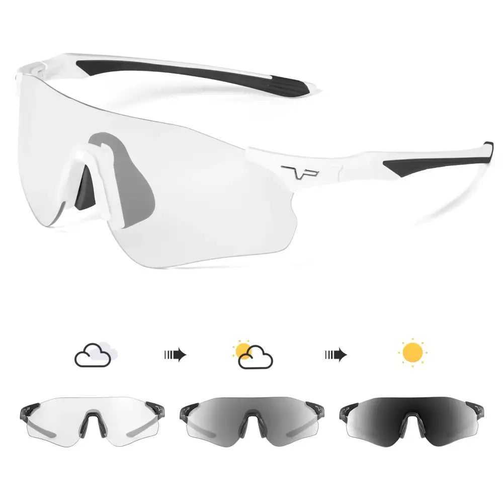 Kapvoe Photochromic Cycling Glasses Running Sunglasses UV400 Cycling Sunglasses Sports Glasses MTB Eyewear Outdoor Bike Goggles - Lifestyle Travel Trading