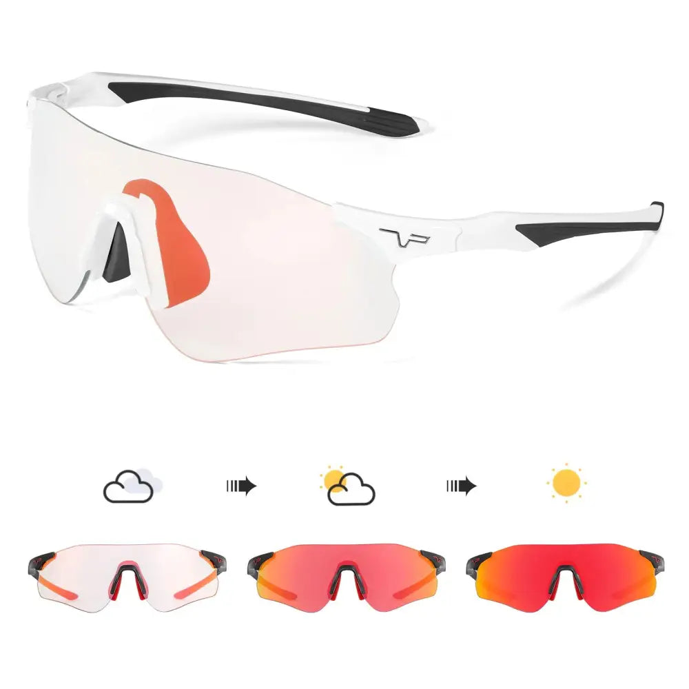 Kapvoe Photochromic Cycling Glasses Running Sunglasses UV400 Cycling Sunglasses Sports Glasses MTB Eyewear Outdoor Bike Goggles - Lifestyle Travel Trading