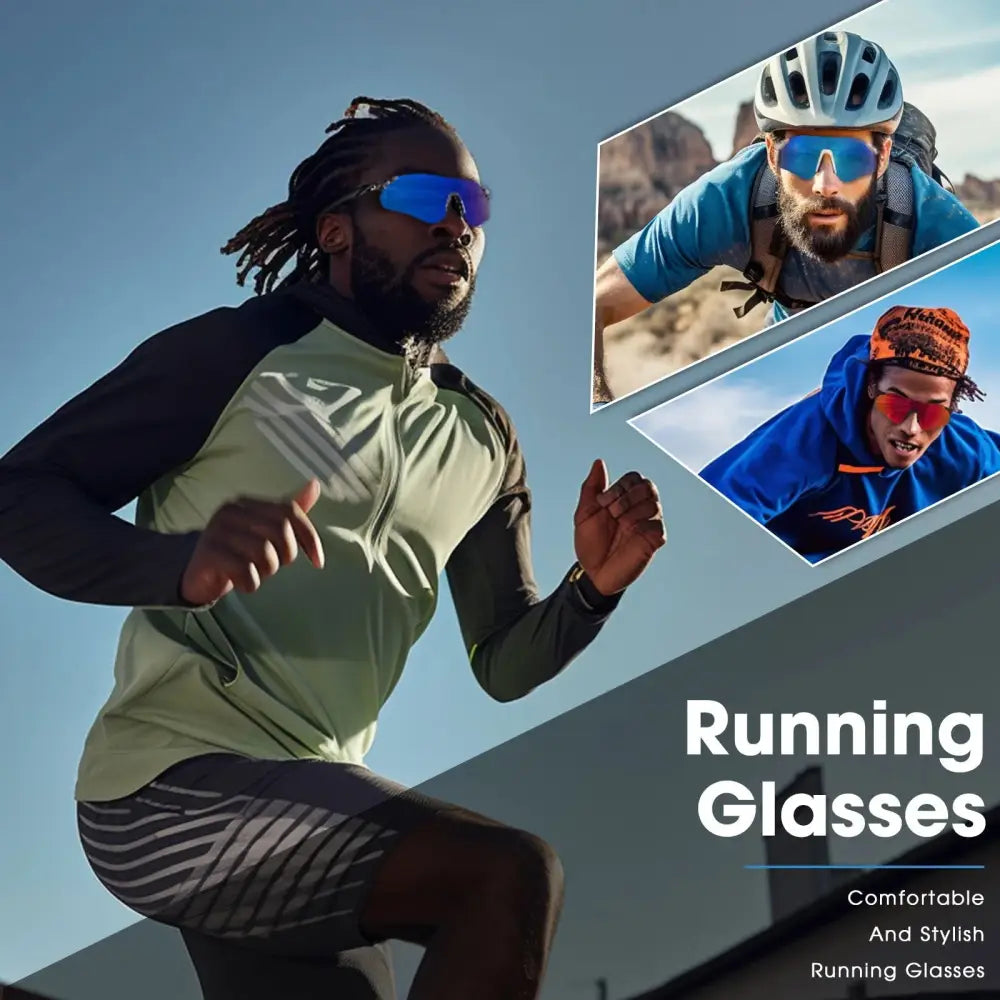 Kapvoe Photochromic Cycling Glasses Running Sunglasses UV400 Cycling Sunglasses Sports Glasses MTB Eyewear Outdoor Bike Goggles - Lifestyle Travel Trading