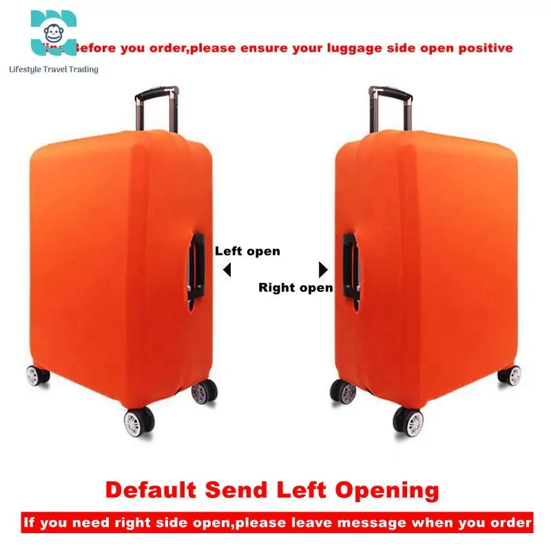 Thick Elastic Single Colour Luggage Covers - Lifestyle Travel Trading - 