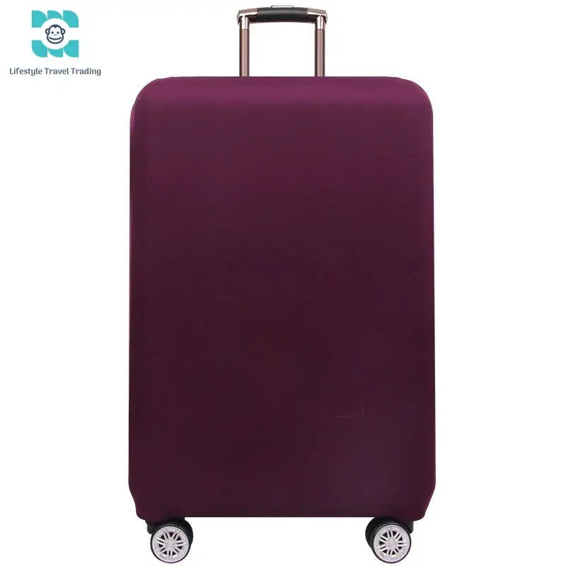 Thick Elastic Single Colour Luggage Covers - Lifestyle Travel Trading - 