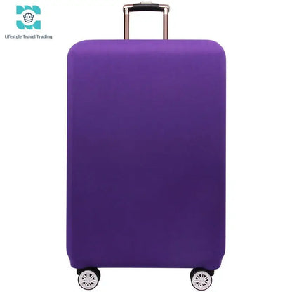 Thick Elastic Single Colour Luggage Covers - Lifestyle Travel Trading - 