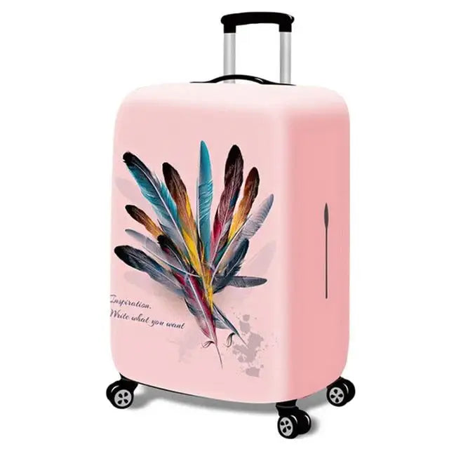 Thick Travel Luggage Protective Covers in various prints - Lifestyle Travel Trading - 