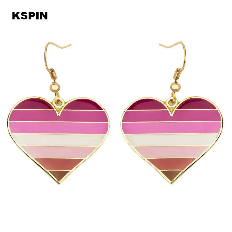 Transgender Rainbow Pansexual pride Genderqueer pride LGBT Earrings Gay Pride Rainbow Earrings Jewelry For Women Men Lovers Gift - Lifestyle Travel Trading