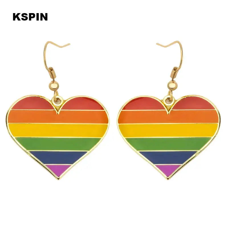 Transgender Rainbow Pansexual pride Genderqueer pride LGBT Earrings Gay Pride Rainbow Earrings Jewelry For Women Men Lovers Gift - Lifestyle Travel Trading