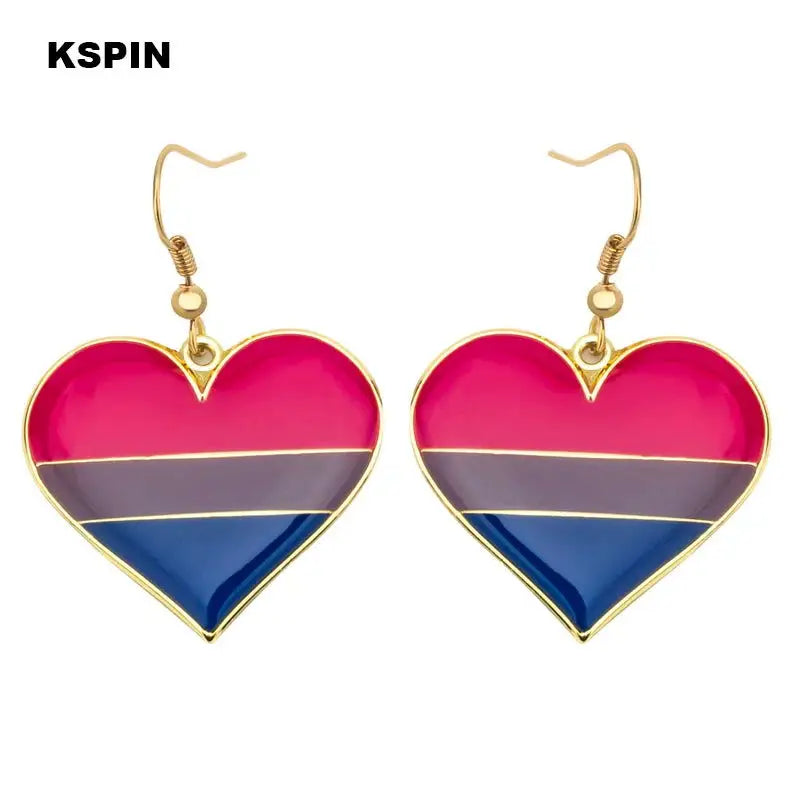 Transgender Rainbow Pansexual pride Genderqueer pride LGBT Earrings Gay Pride Rainbow Earrings Jewelry For Women Men Lovers Gift - Lifestyle Travel Trading