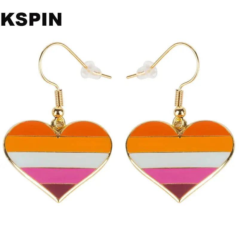 Transgender Rainbow Pansexual pride Genderqueer pride LGBT Earrings Gay Pride Rainbow Earrings Jewelry For Women Men Lovers Gift - Lifestyle Travel Trading