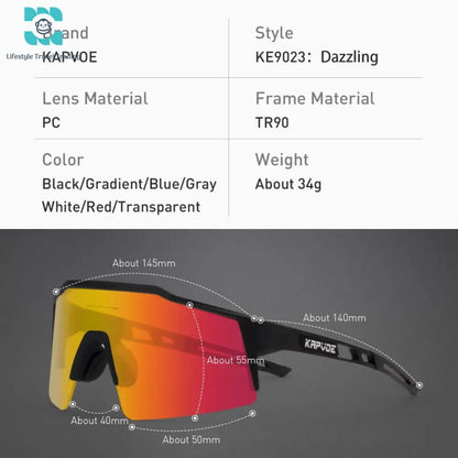 UV400 Cycling Sunglasses - Sport Eyewear for Men - Lifestyle Travel Trading - 