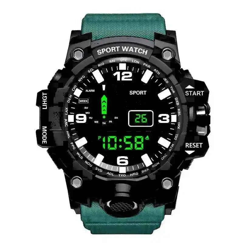 Men’s Military Digital Watch – Sports Multifunction Design - Lifestyle Travel Trading