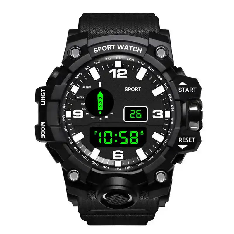 Men's Military Watch | Digital Sports Waterproof Multifunctional Timepiece Dropified